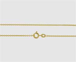 585 Gelbgold Ankerkette rund 1,1 mm - 50 cm 