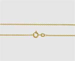 585 Gelbgold Ankerkette rund 1,3 mm - 45 cm 
