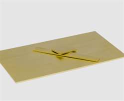 585 Gelbgold Blech 1,0 mm 1,0 mm