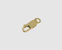 585 Gelbgold Karabiner 12,0 mm flach 12 mm flach