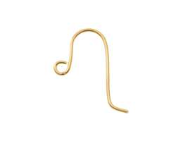 585 Gelbgold Ohrhaken (Fischhaken) einfach 