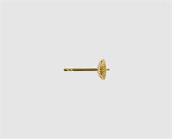 585 Gelbgold Ohrstecker mit Perlschale 6,0 mm 6,0 mm