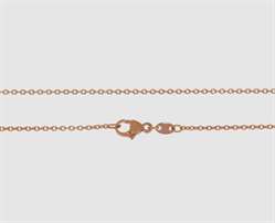 585 Rotgold Ankerkette  rund 1,3 mm - 45 cm 