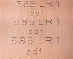 585 Rotgold Blechlot L1 hart, AT 800 ° 