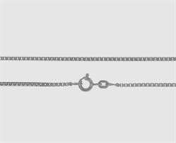 585 Weißgold Venezianerkette 1,2 mm - 42 cm 