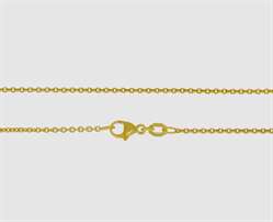 750 Gelbgold Ankerkette rund 1,5 mm - 42 cm 