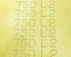 750 Gelbgold Blechlot L2 mittel, AT 780 ° Blechlot mittel L2