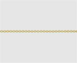 750 Gelbgold Erbsketten - Meterware 