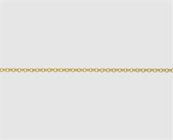 750 Gelbgoldkette Erbse 1,5 mm 1,5 mm