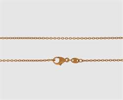 750 Rotgold Ankerkette rund 1,3 mm - 45 cm 