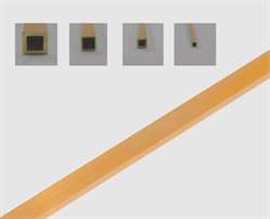 750 Rotgold  Rohr vierkant 