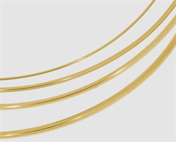 750 Satt-Gelbgold Draht 