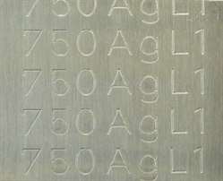 750 Silber Blechlot extra hart- Emaillelot AT 770° Blechlot ertra hart