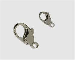 750 Weißgold Karabiner 