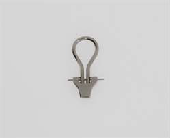 750 Weißgold Omega Ohrclipmechanik 