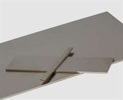 750/16% Pd Weißgold Blech 1,0 mm 1,0 mm