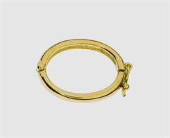 925 Kettenverkürzer vergoldet  23 x 17 mm gerundet 