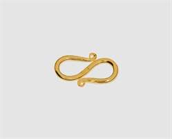 925 S-Haken vergoldet 12,0 mm 