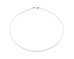 925 Silber Collier Omega 1,1 mm - Länge 40 cm 1,1 mm