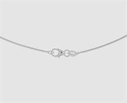 925 Silber Collier Omega 1,1 mm - Länge 42 cm 1,1 mm