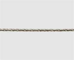 925 Silber Fuchschwanzkette 1,1 mm gedreht 