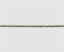 925 Silber Fuchschwanzkette 1,6 mm gedreht 