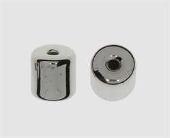 925 Silber Hohlzylinder - hoch 