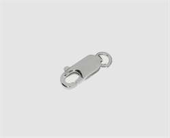 925 Silber Karabiner 12,0 mm flach 12 mm flach