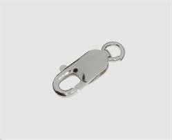 925 Silber Karabiner 16,0 mm flach 16 mm flach