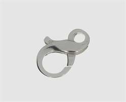 925 Silber Karabiner 20,0 mm flach, 8-form 