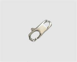 925 Silber Karabiner Panzerketten-Form 3,5 mm 