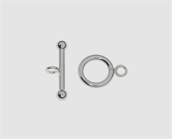 925 Silber Knebelverschluss 8,7 mm 2-tlg. 