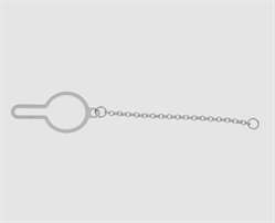 925 Silber Krawattenhaltersicherung 