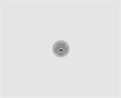 925 Silber Kugel 7,0 mm - 2 Loch 7,0 mm