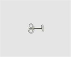 925 Silber Ohrstecker mit Platte 5,0 mm 5,0 mm Platte