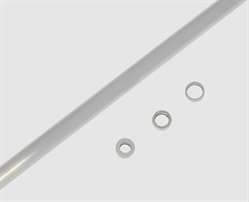 925 Silber Rohr rund 12,0 x 0,5 mm 12,0 x 0,5 mm