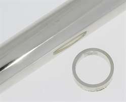 925 Silber Rohr rund 21,5 x 1,5 mm 21,5 x 1,5 mm