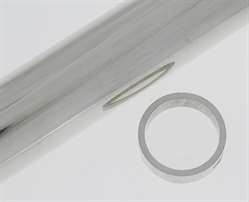 925 Silber Rohr rund 23,0 x 1,5 mm 23,0 x 1,5 mm