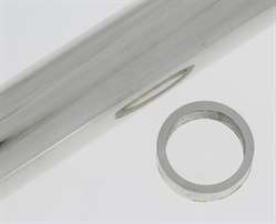 925 Silber Rohr rund 23,0 x 2,0 mm 23,0 x 2,0 mm