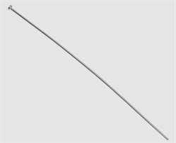 925 Silber Stift 80 x 0,8 mm mit Platte 