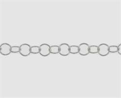 925 Silberkette Anker Ring 6,3 mm 