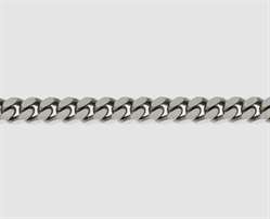 925 Silberkette Panzer 5,6 x 2,8 mm diamantiert 5,6 x 2,8 mm - diamantiert