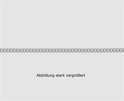 925 Silberkette Panzer dia. 1,0 x 0,6 mm 
