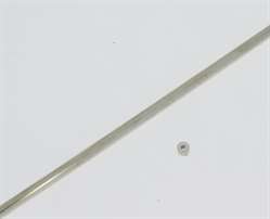 935 Silber Rohr rund 3,0 x 1,0 mm 3,0 x 1,0 mm