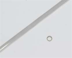 935 Silber Rohr rund 5,0 x 0,5 mm 5,0 x 0,5 mm