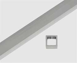 935 Silber Rohr vierkant 7,0 x 0,5 mm 7,0 x 0,5 mm