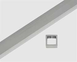 935 Silber Rohr vierkant 9,0 x 0,5 mm 9,0 x 0,5 mm