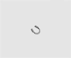 Drahtschutz versilbert - 10 Stück 