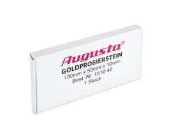 Goldprobierstein 100 x 50 x 10 mm schwarz 