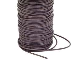 Kängurulederband 1,0 mm braun 